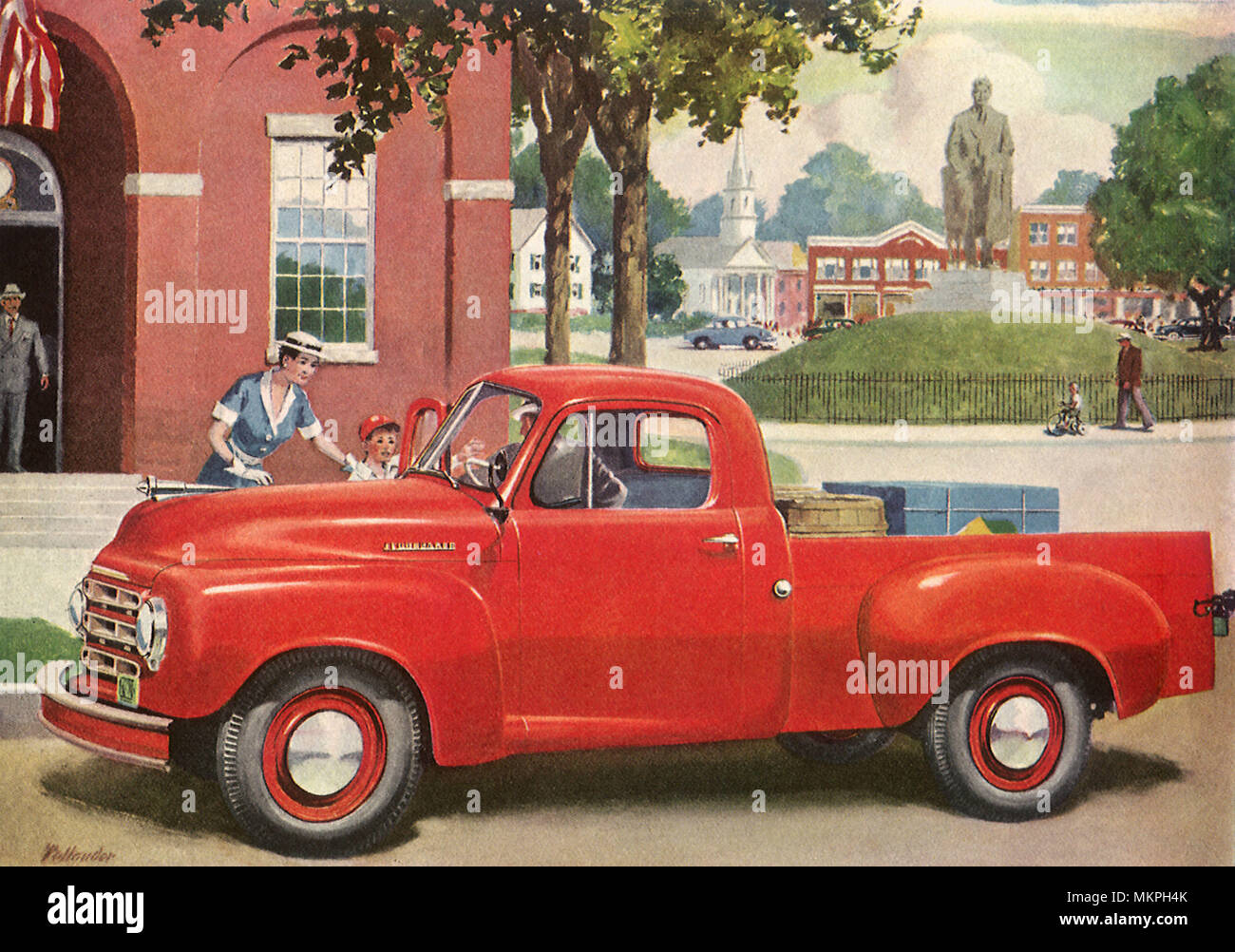 1953 Studebaker Pick-up Truck Stock Photo