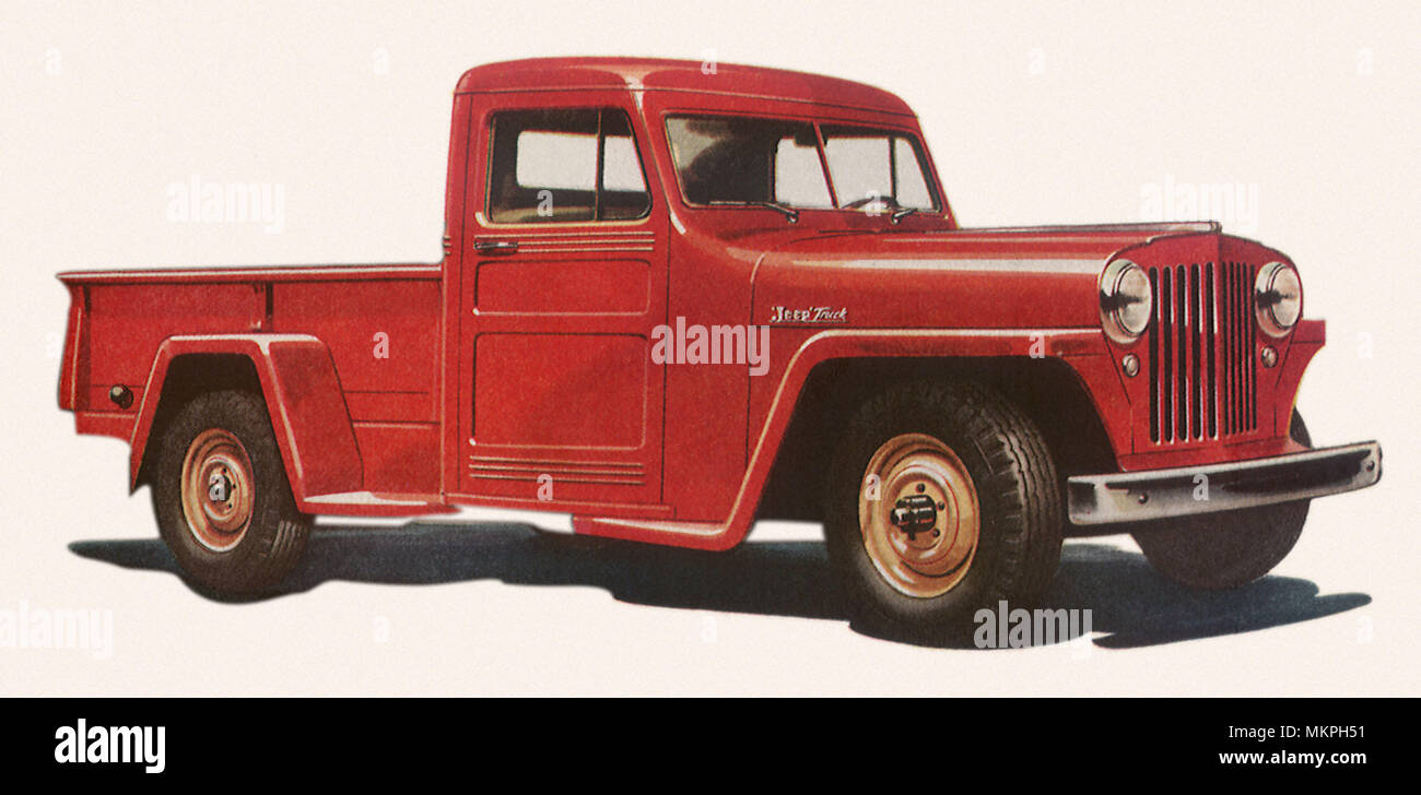 1948 Willys-Overland Jeep Truck Stock Photo
