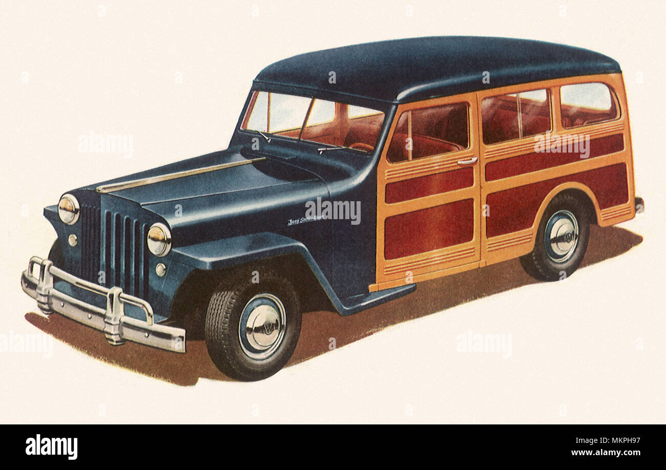 1946 Jeep Station Wagon - Stock Image