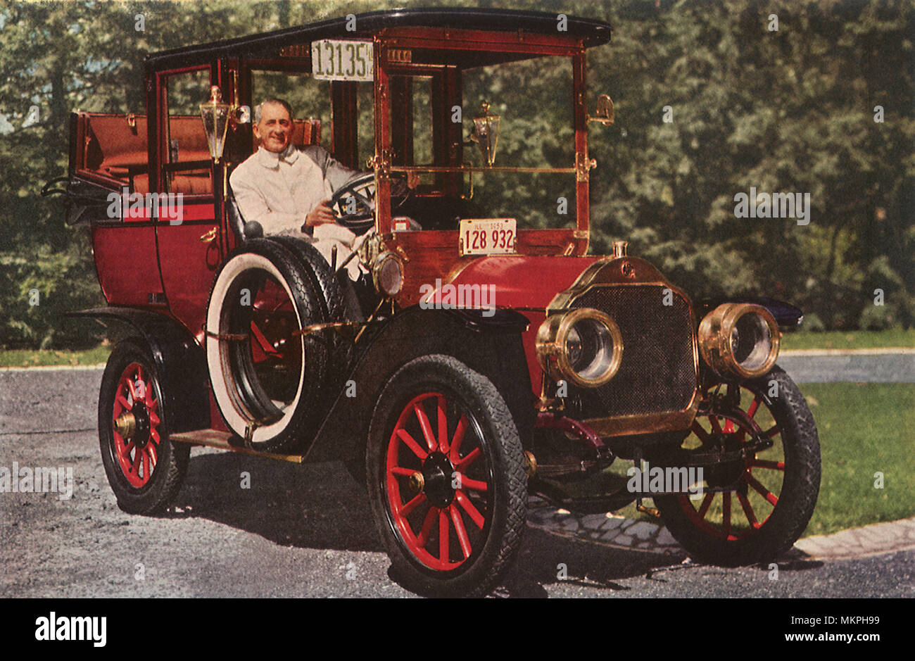 1907 Garford-Studebaker Landaulet Limosine Stock Photo