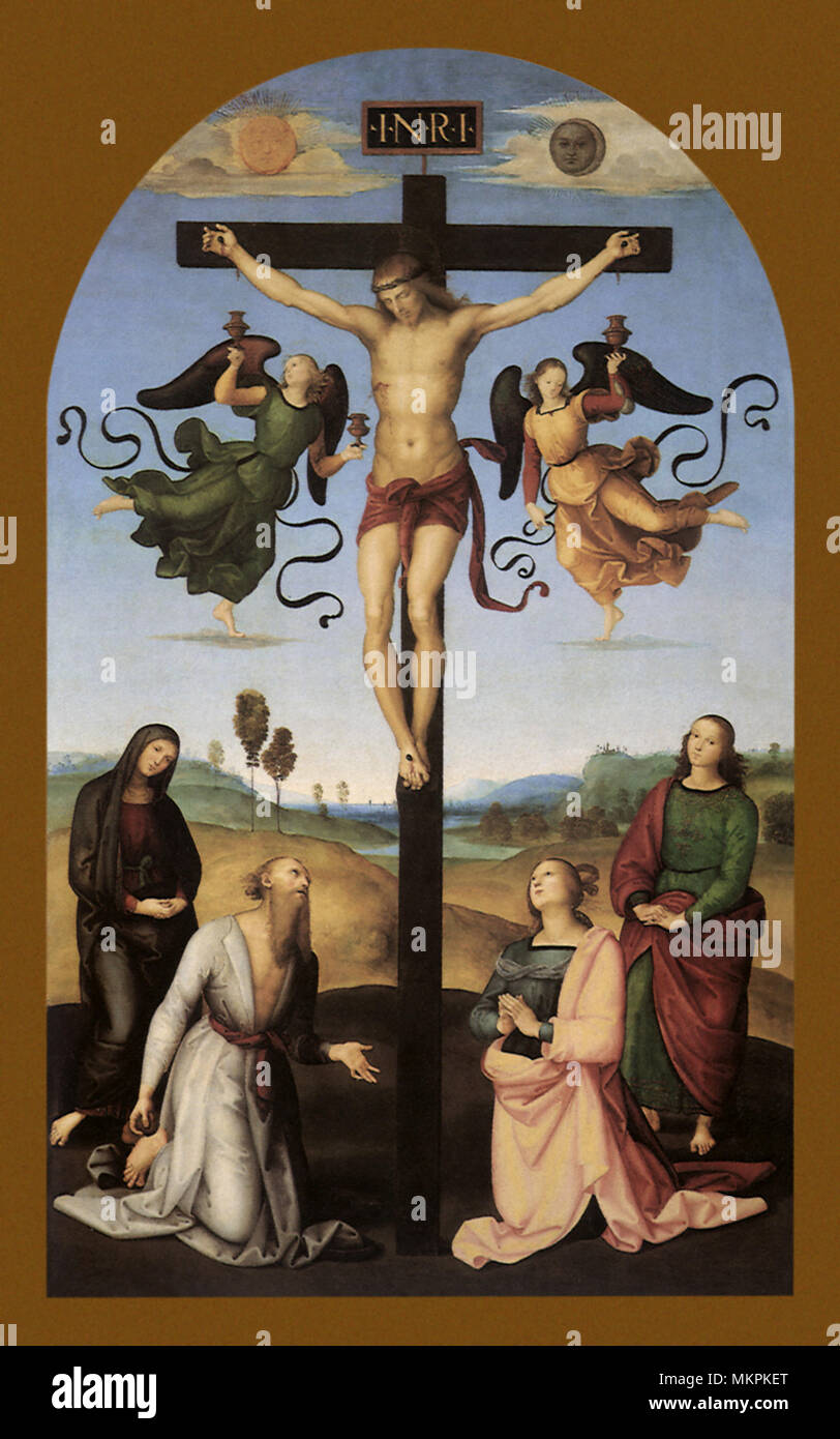Christ on cross mary john hi-res stock photography and images - Alamy