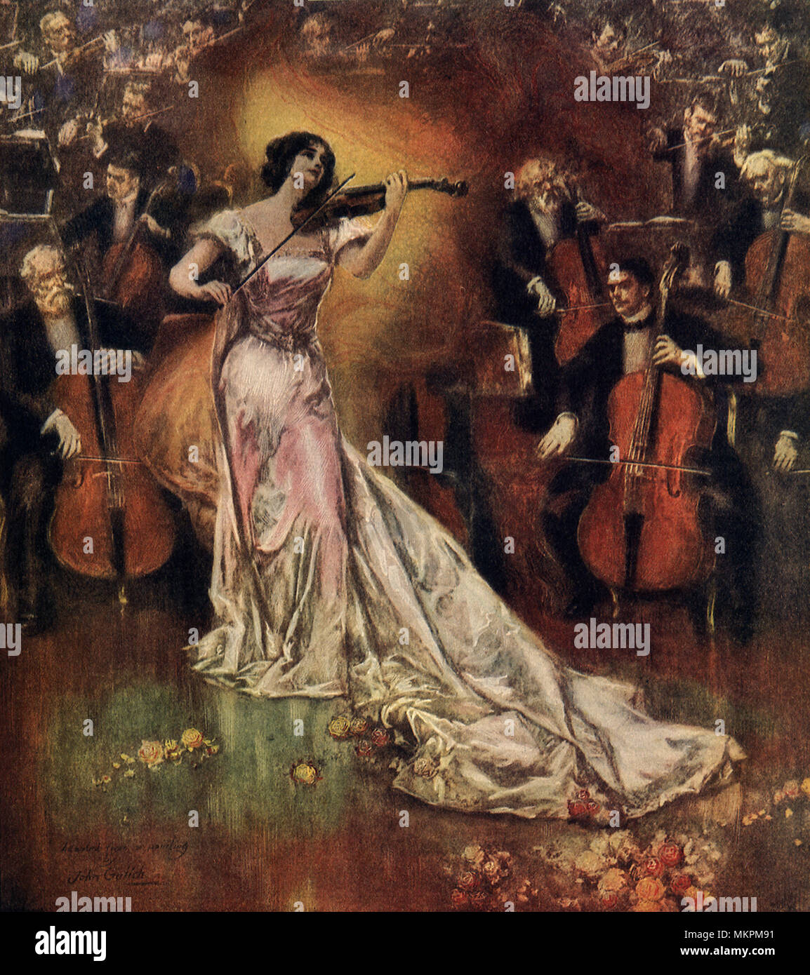 Her Hour of Triumph Stock Photo Alamy