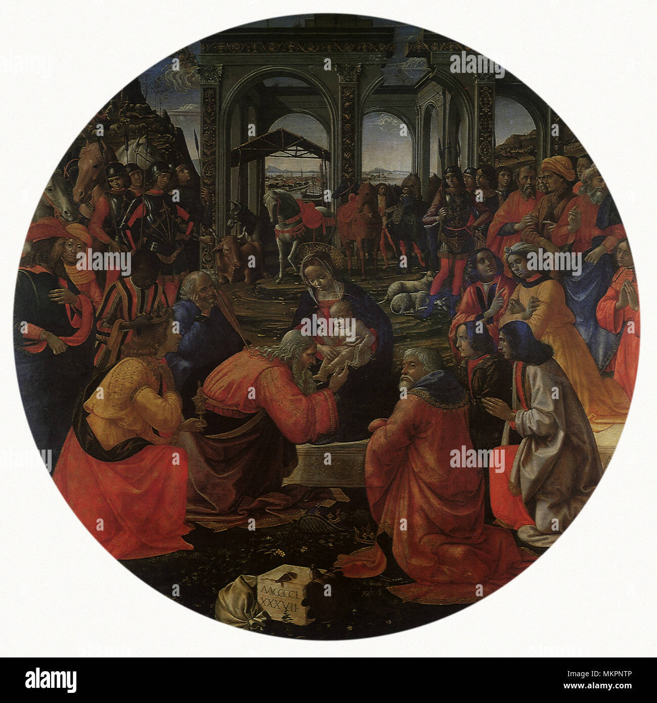 Domenico ghirlandaio adoration hi-res stock photography and images - Alamy