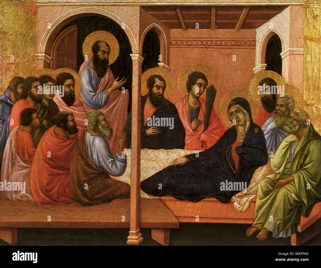 The Apostles' Farewell to the Virgin Stock Photo