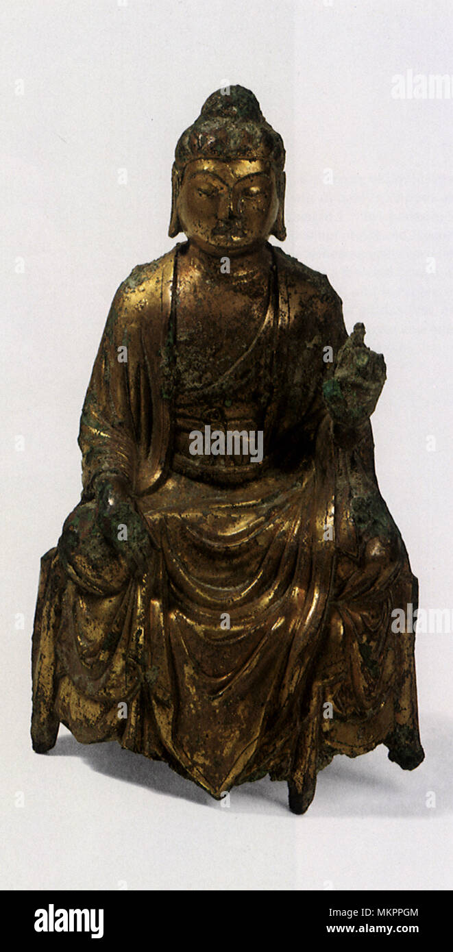 Figure of Seated Buddha Stock Photo