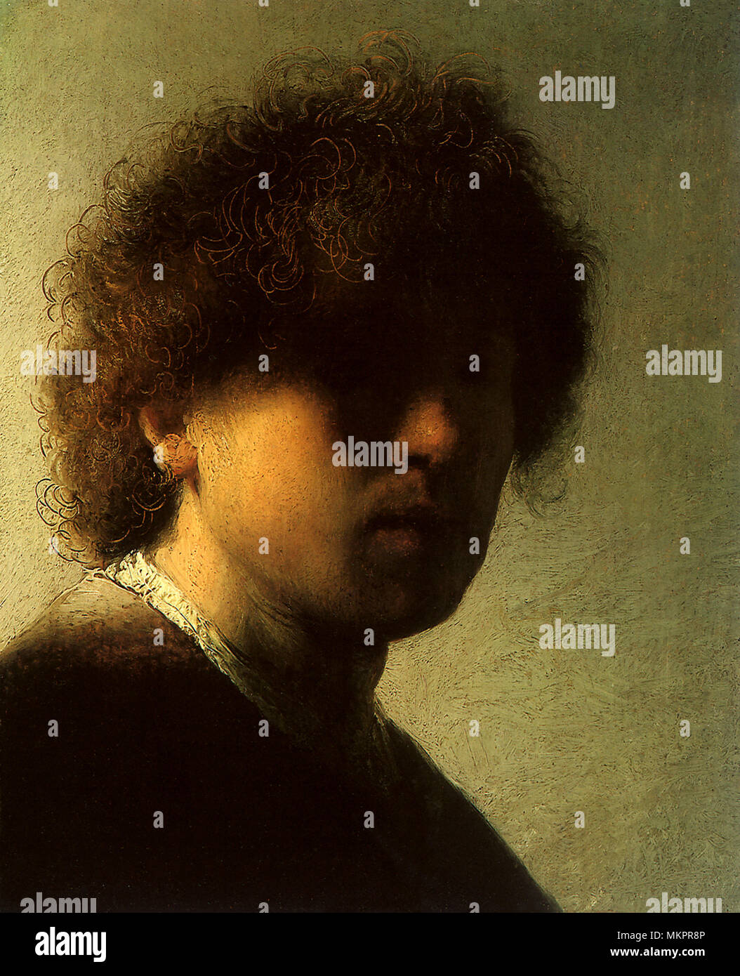 Selfportrait of Rembrandt Stock Photo Alamy