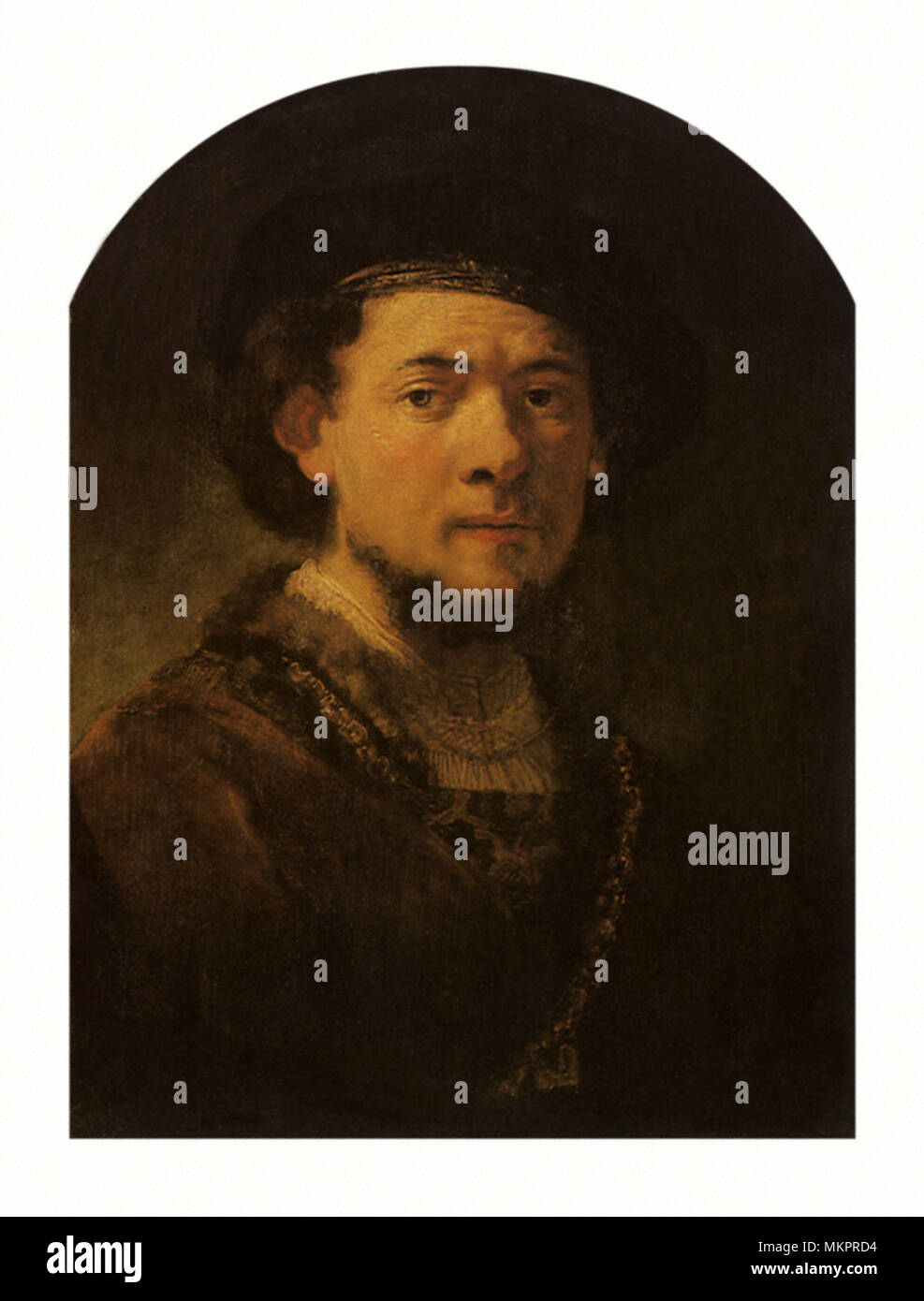 Portrait of Rembrandt Stock Photo Alamy
