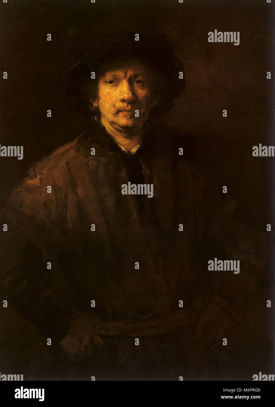 Selfportrait of Rembrandt Stock Photo Alamy