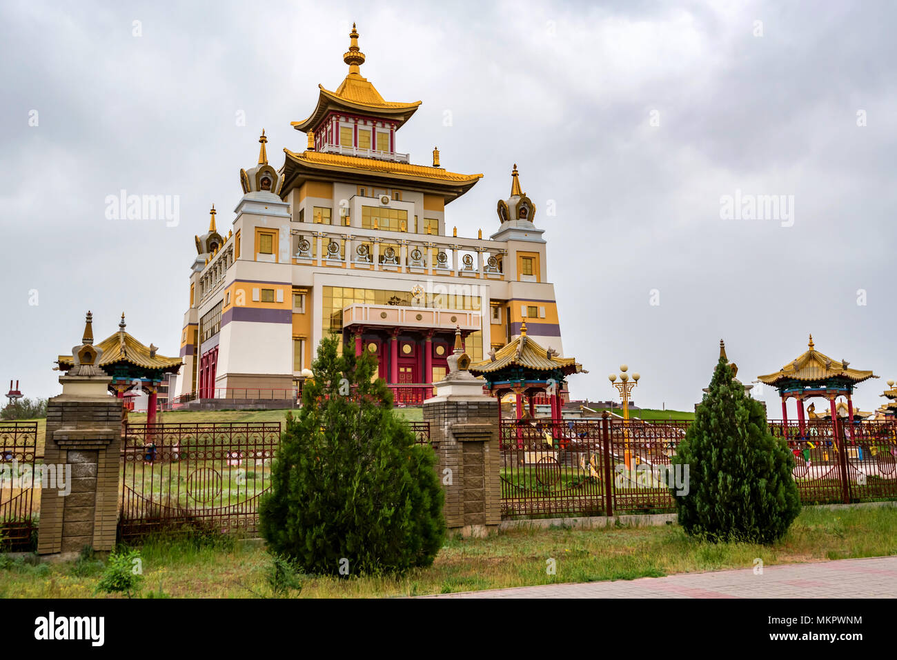 Burkhan Bakshin Altan Sume Buddhist complex Stock Photo