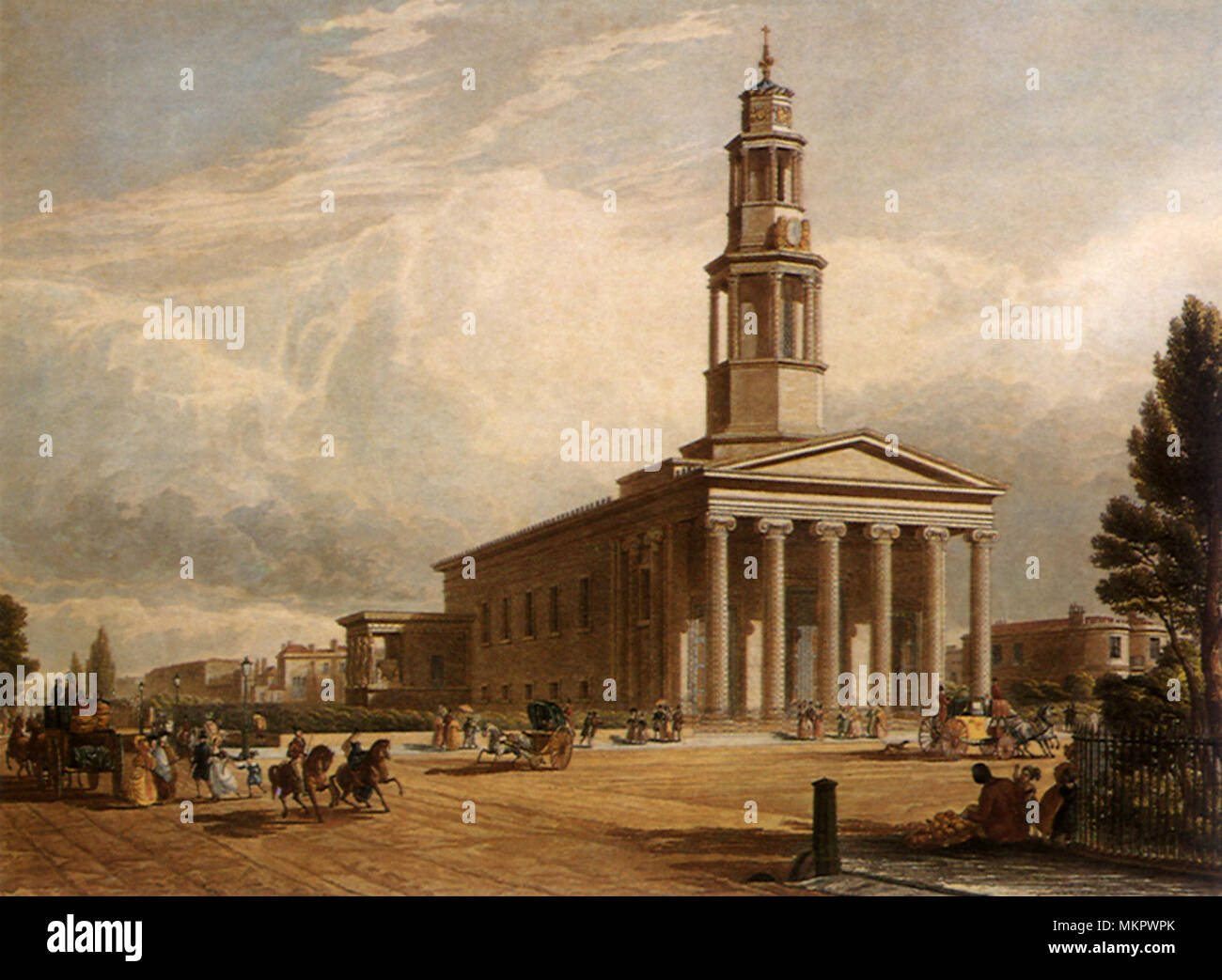 St. Pancras Church Stock Photo Alamy