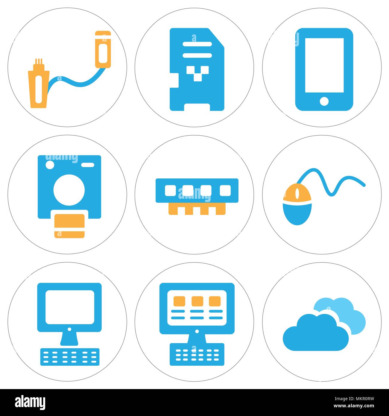 Cursor chip vector vectors hi-res stock photography and images - Alamy