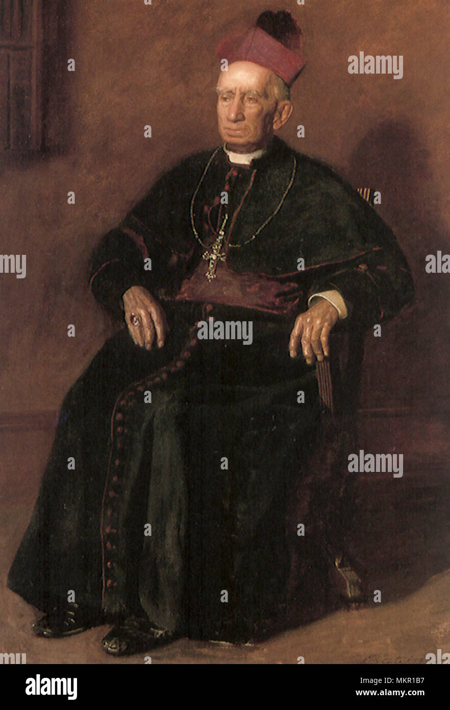 Archbishop William Henry Elder Stock Photo