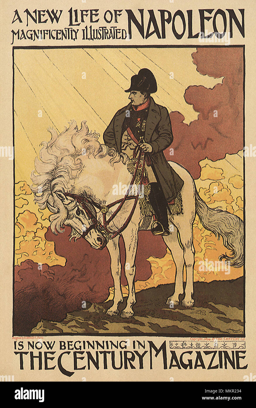 Napoleon on HIs White Horse Stock Photo Alamy
