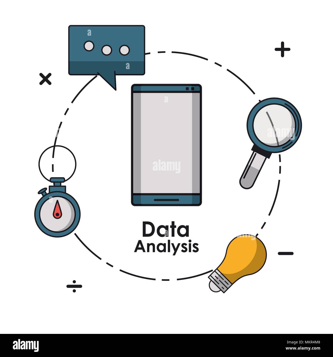 Data analysis concept Stock Vector Image & Art - Alamy