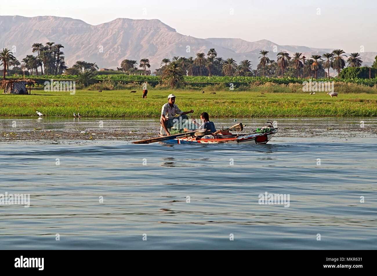 Man fishing in nile river hi-res stock photography and images - Alamy