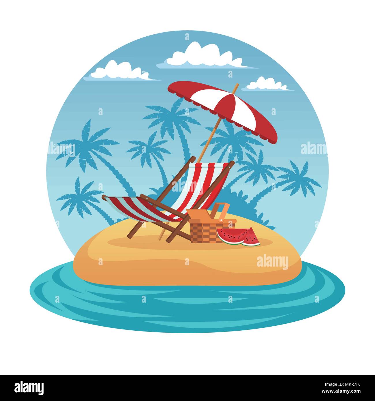 Beach and summer Stock Vector Image & Art - Alamy