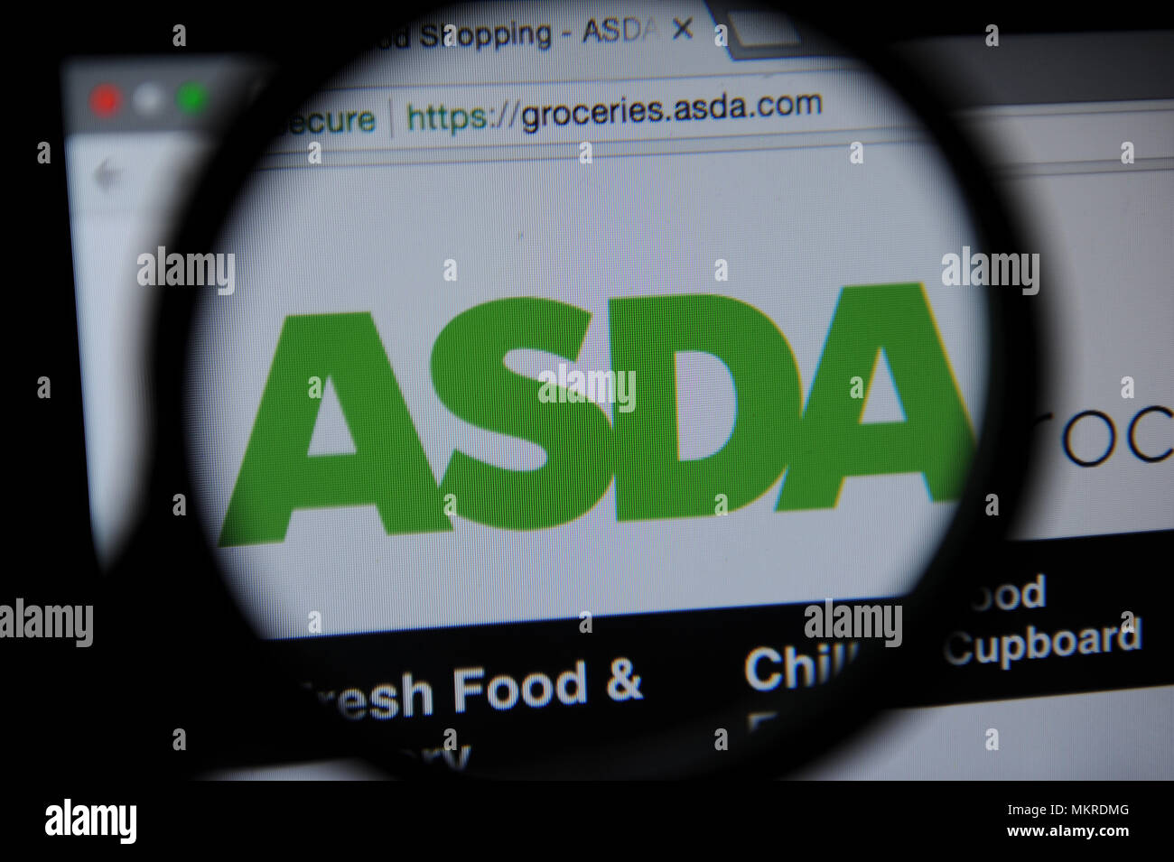 Asda shopping online groceries hires stock photography and images Alamy