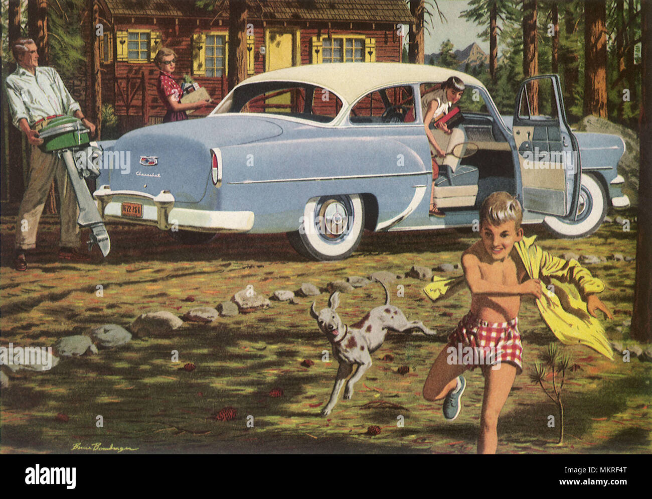 1954 Chevrolet Delray Coupe Stock Photo