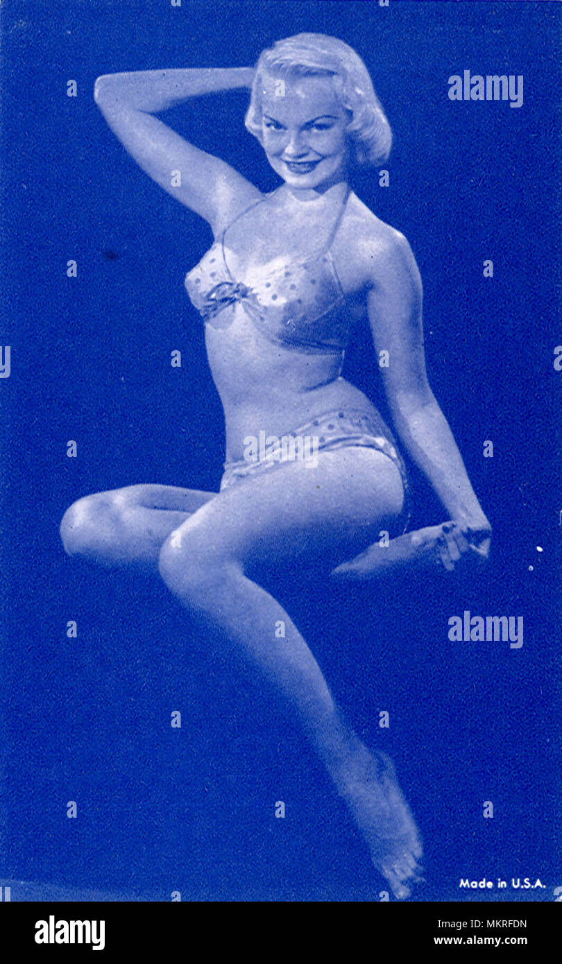 Pin-Up Girl in a Bikini Stock Photo - Alamy