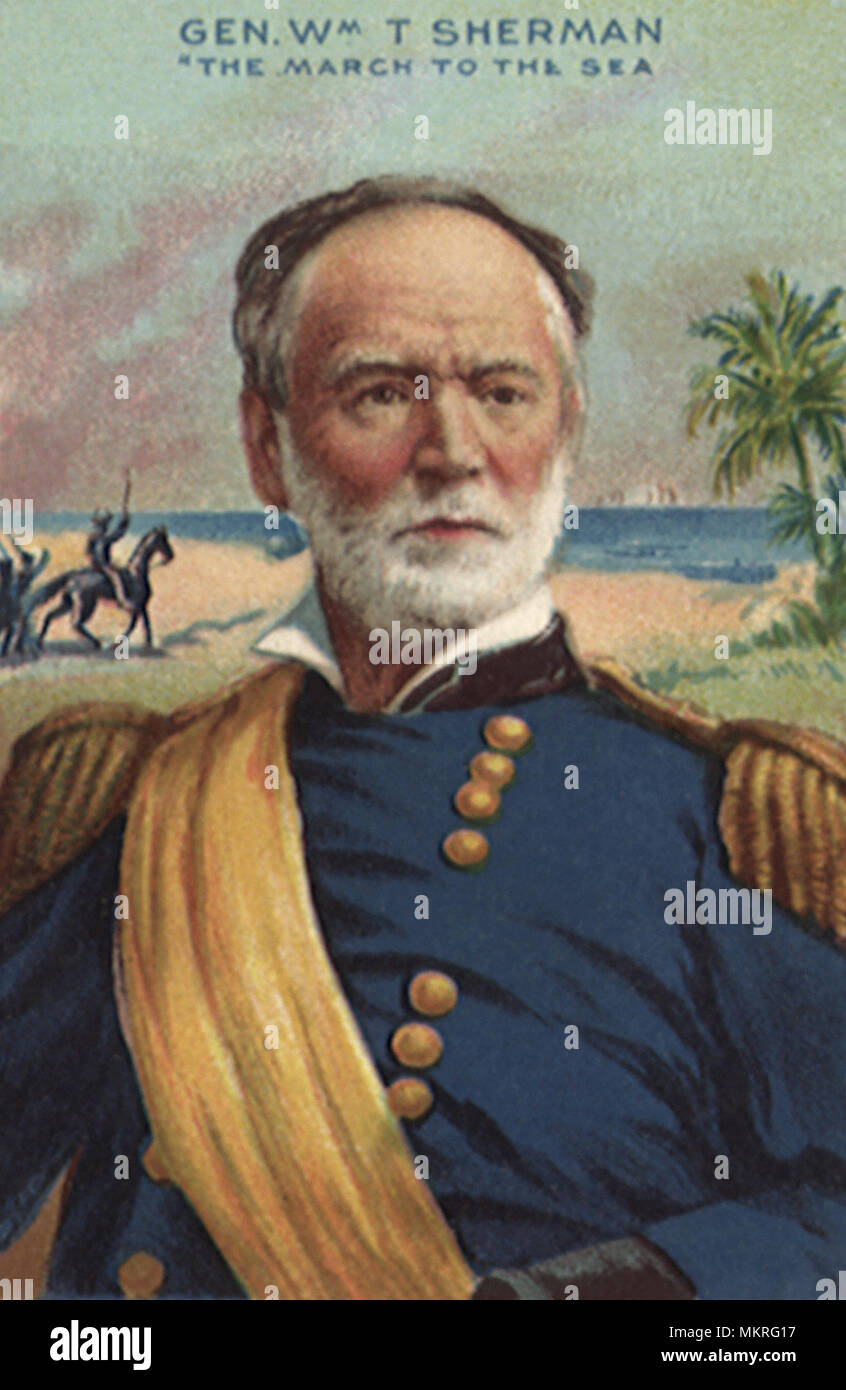 General William T. Sherman Stock Photo