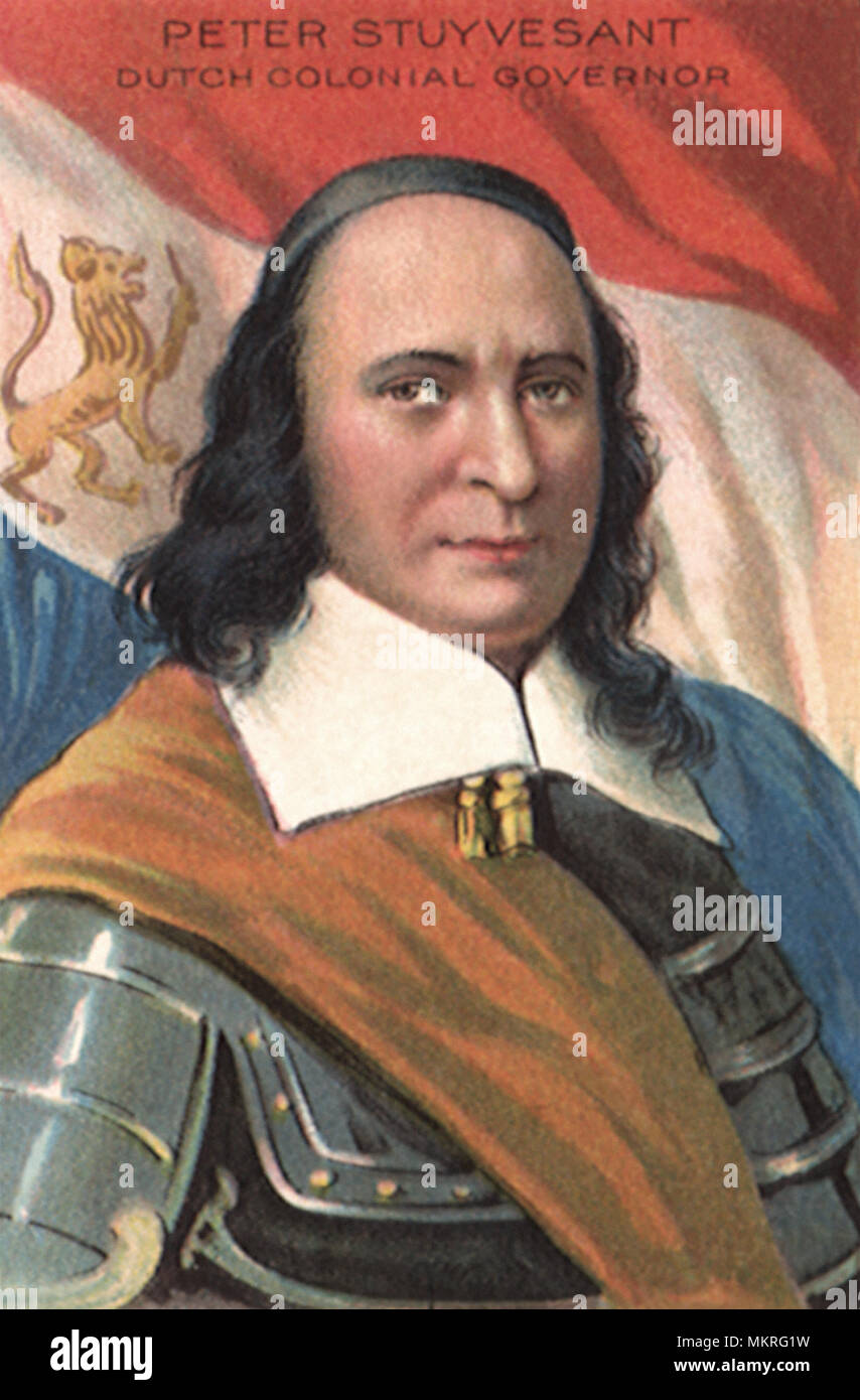 Peter Stuyvesant Dutch Colonial Governor Stock Photo Alamy