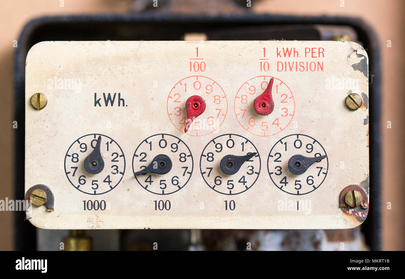Electric meter dials hires stock photography and images Alamy