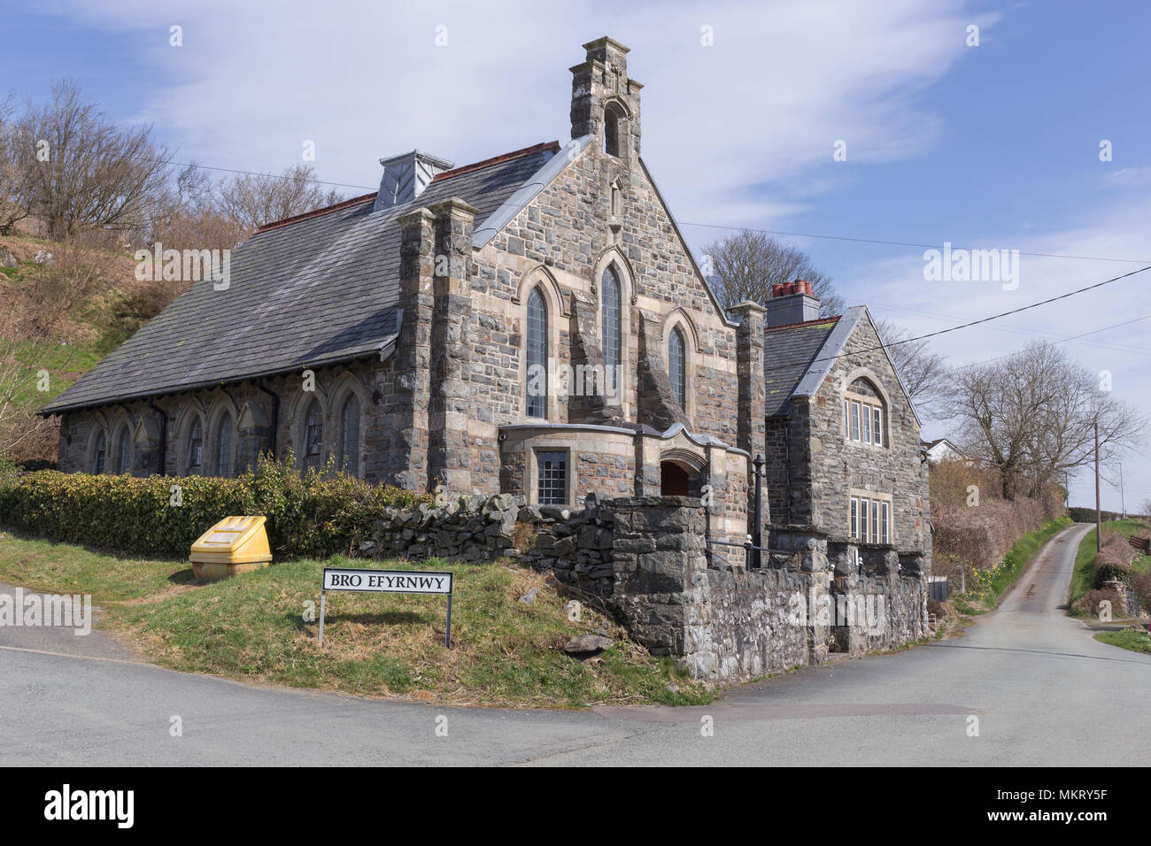 Ann Griffiths Memorial Chapel, Dolanog Stock Photo