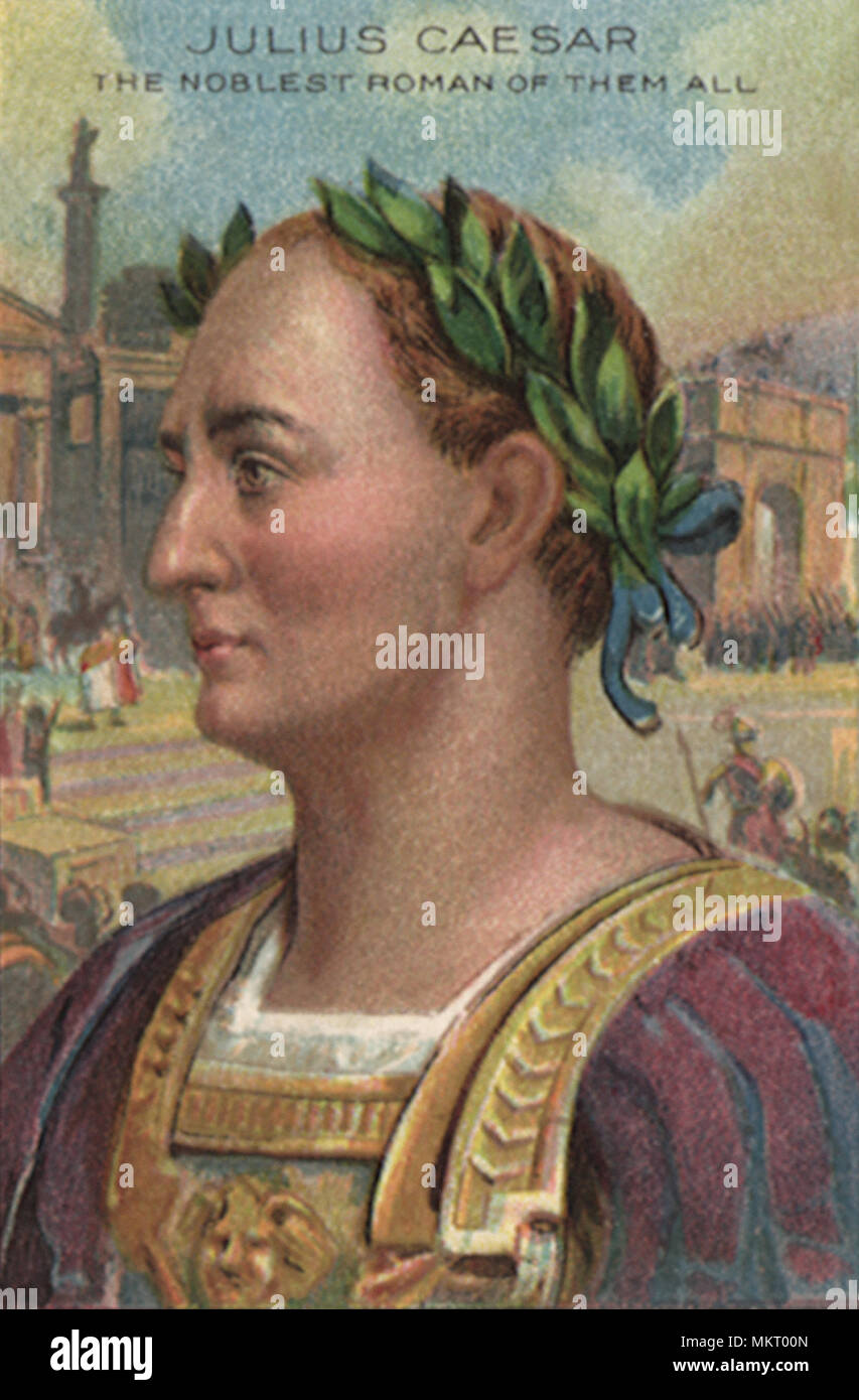 Julius Ceasar Roman Ruler Stock Photo