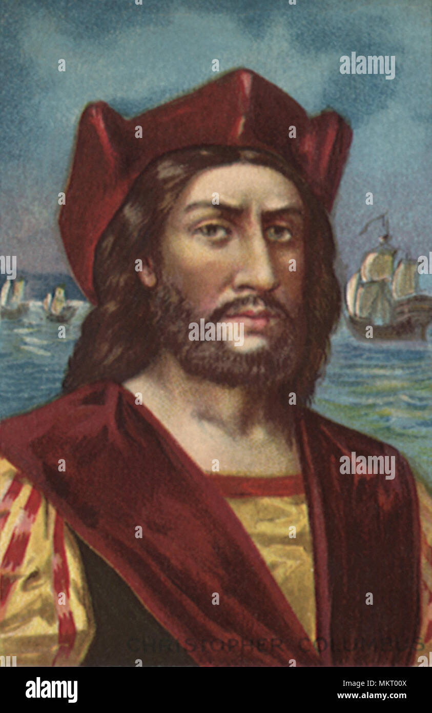 Christopher Columbus Discoverer Of America Stock Photo Alamy