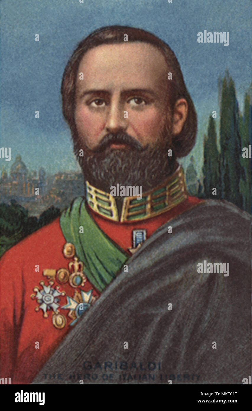 Garibaldi Hero of Italian Liberty Stock Photo