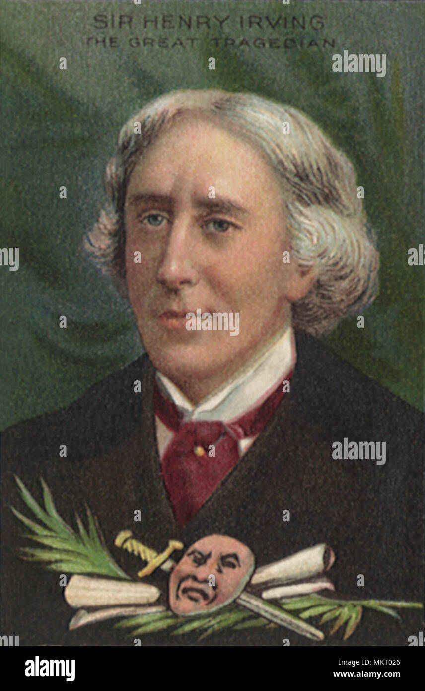 Sir Henry Irving, the Great Tragedian Stock Photo