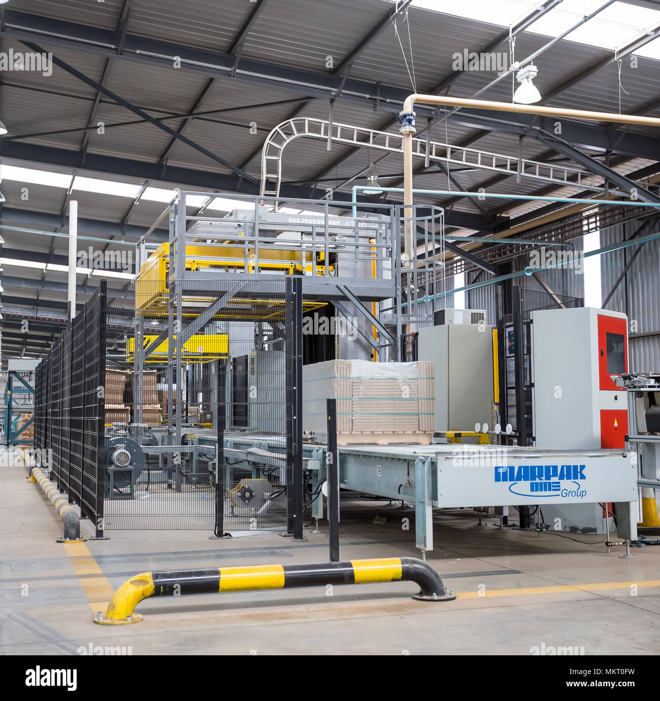 Cape Town, South Africa, June 29 - 2018: Ceramic tile manufacturing ... Cape Town, South Africa, June 29 - 2018: Ceramic tile manufacturing ...