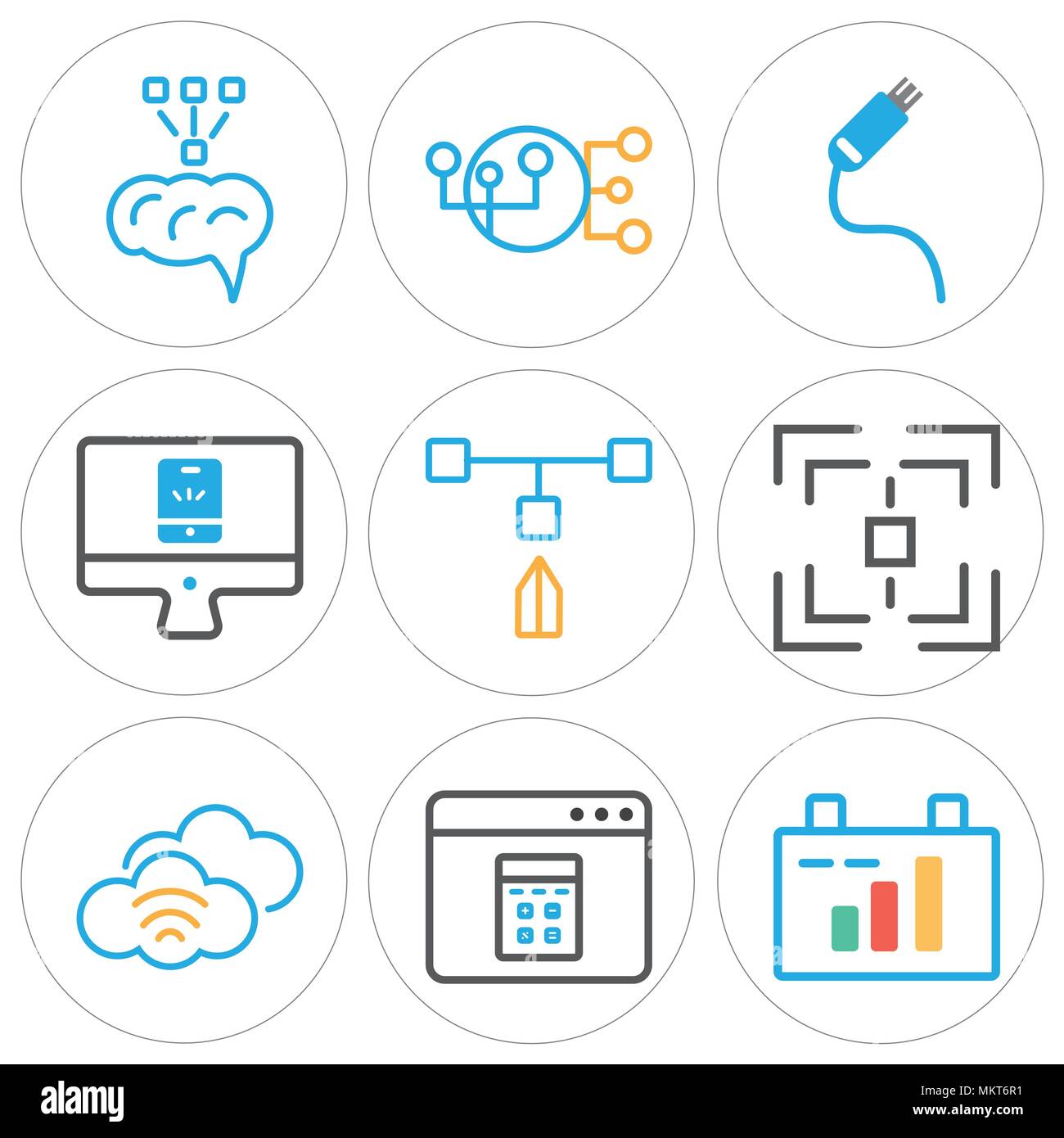 Set Of 9 simple editable icons such as Clipboard, Browser, Wifi, Web de ...