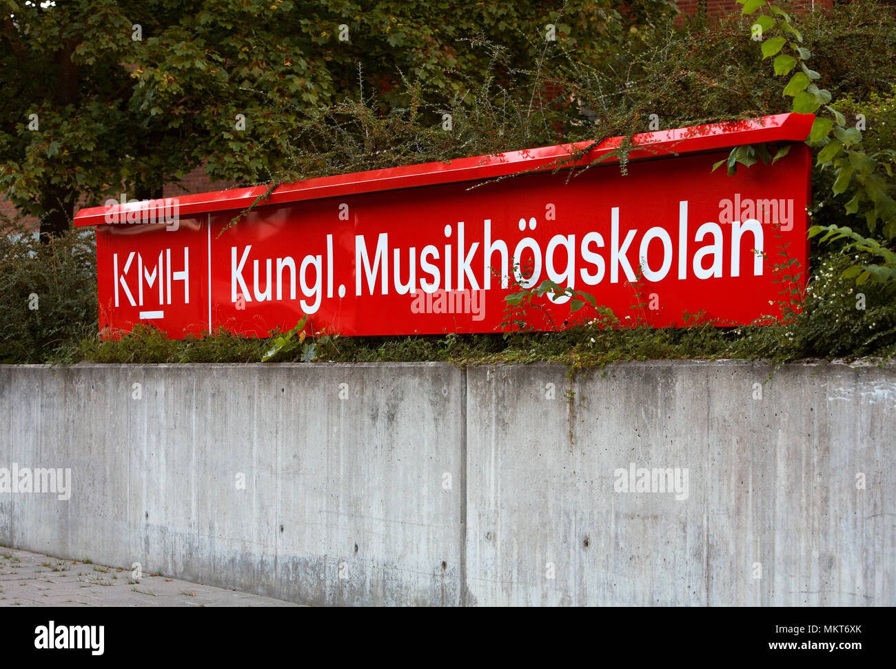 The Sign At The Royal College Of Music Kungliga Musikh gsskolan KMH
