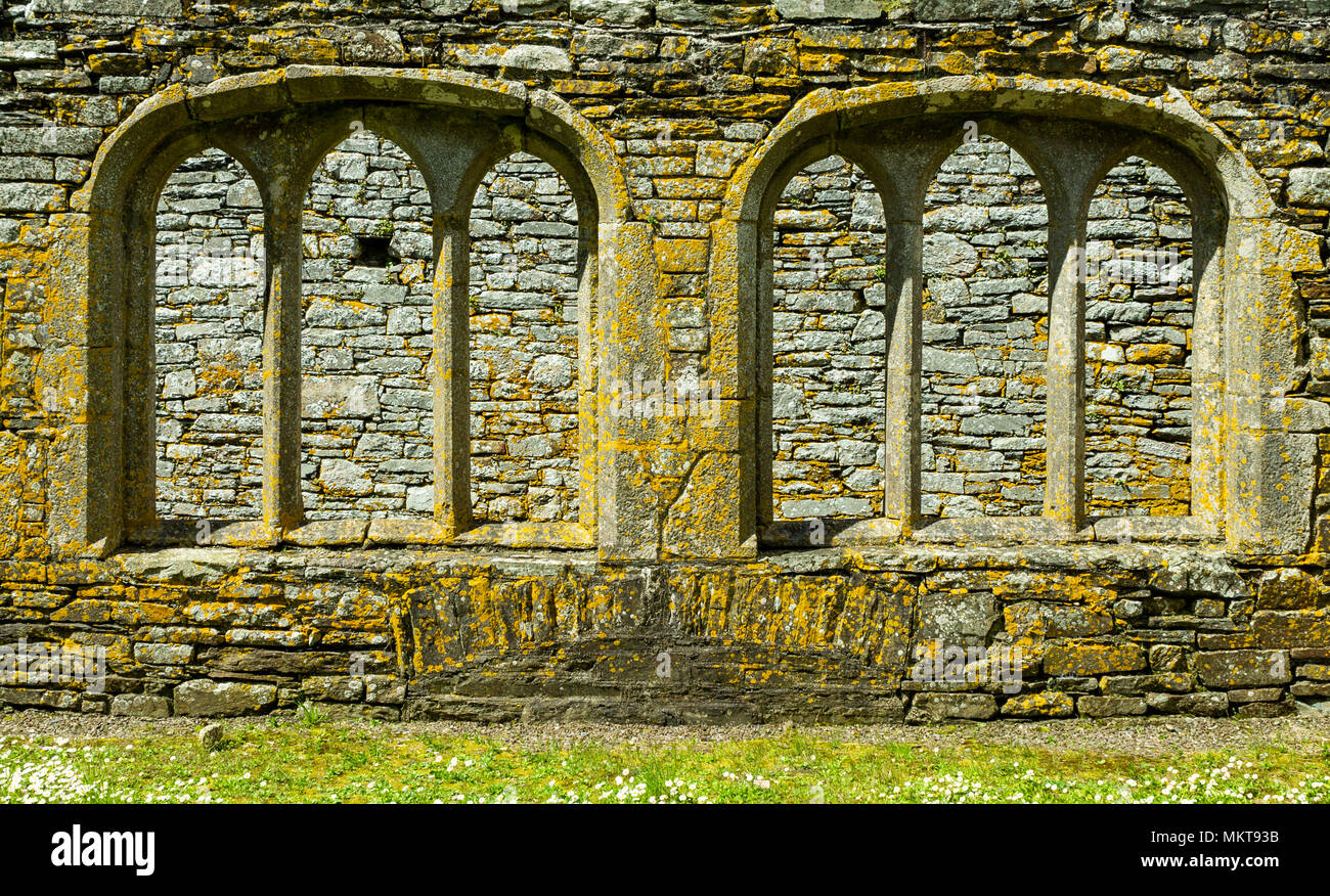 Views around timoleague friary in west cork ireland, the friary has been on the site since approximately 1240AD. A seat of learning later burnt down. Stock Photo