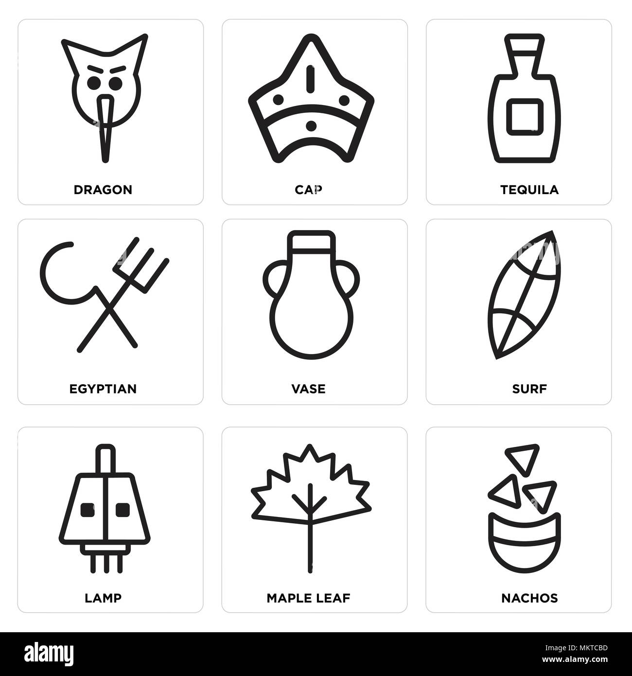 Egyptian glass vase Stock Vector Images - Alamy