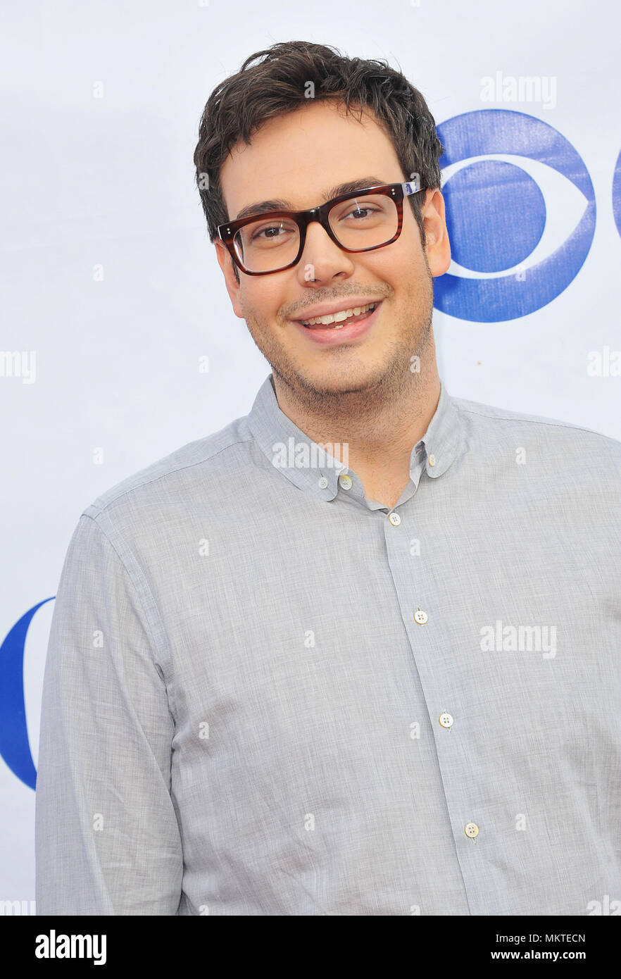 Nelson Franklin at the CBS party on the lot, for The Millers, We Are ...