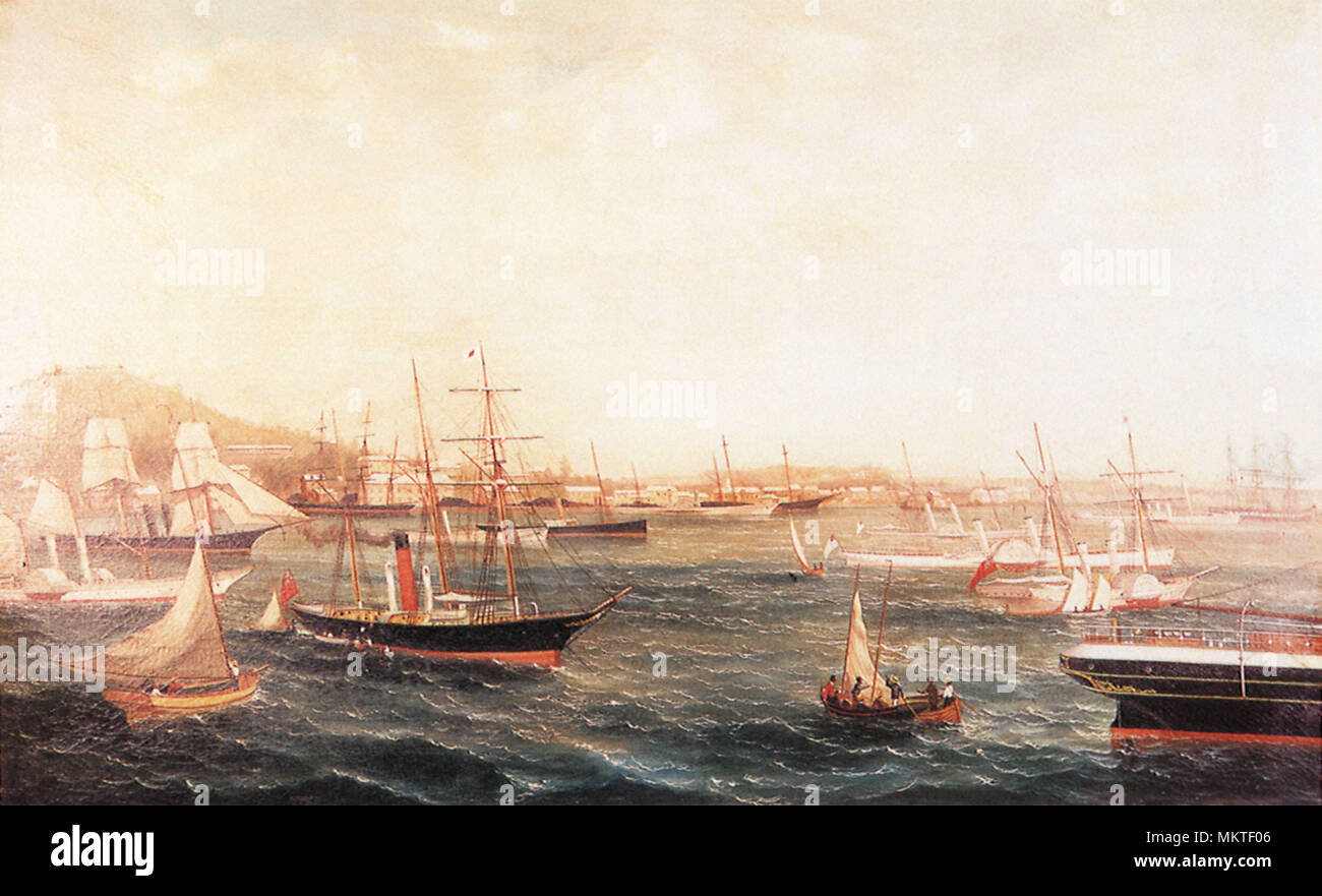 Confederate Blockade Runners at St. Bermuda Stock Photo Alamy