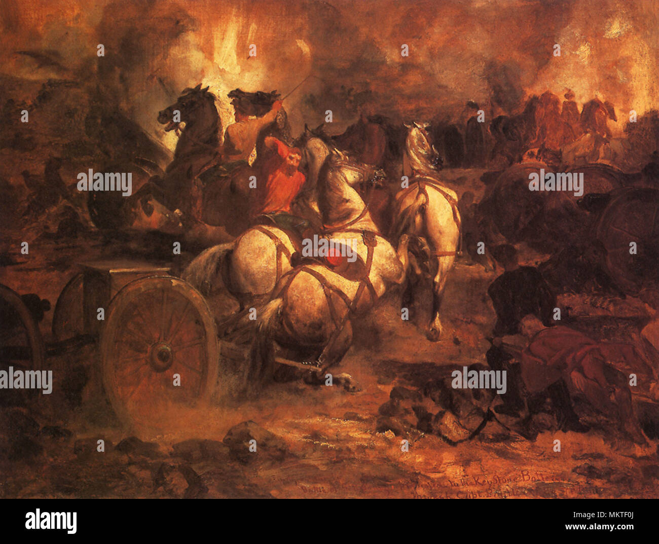 Battle of Gettysburg Stock Photo