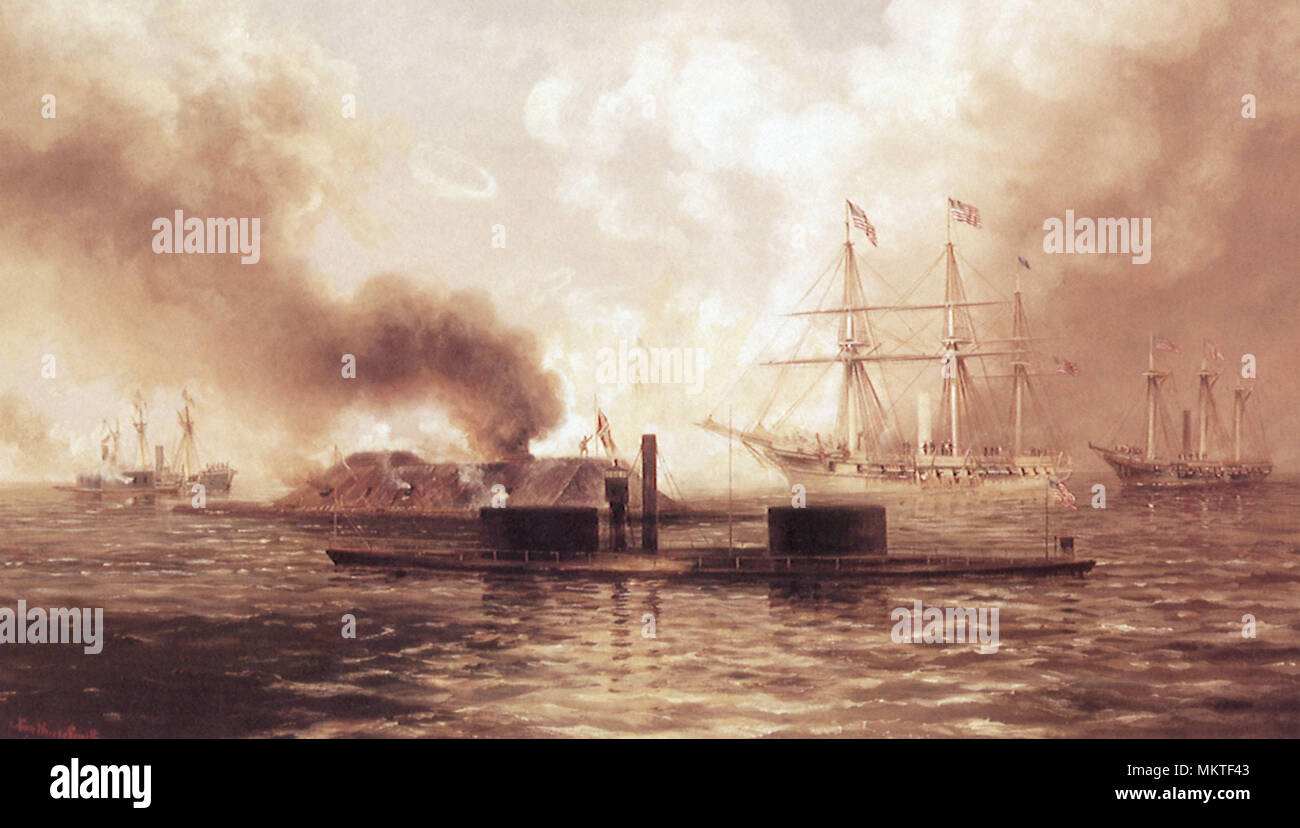 Battle of Mobile Bay Stock Photo