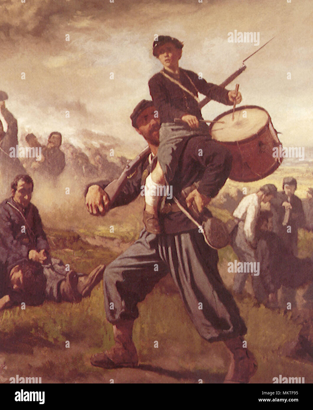 The Wounded Drummer Boy Stock Photo