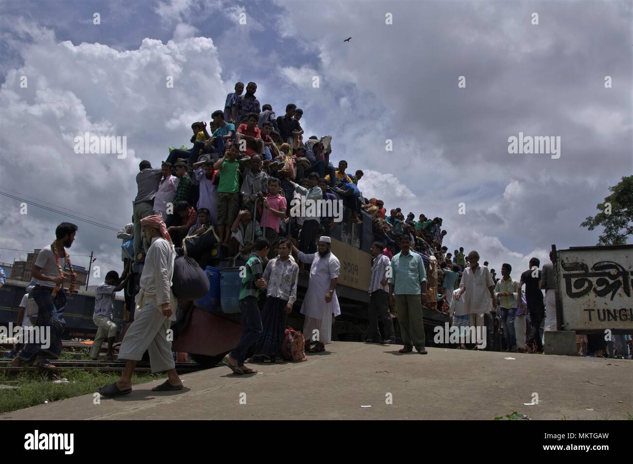 Journey by Train Stock Photo