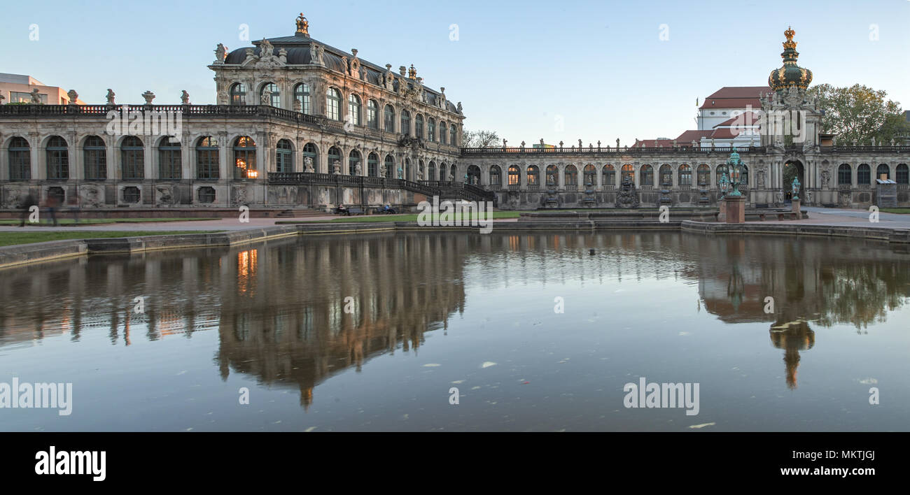 Dresden, Zwinger museum Stock Photo