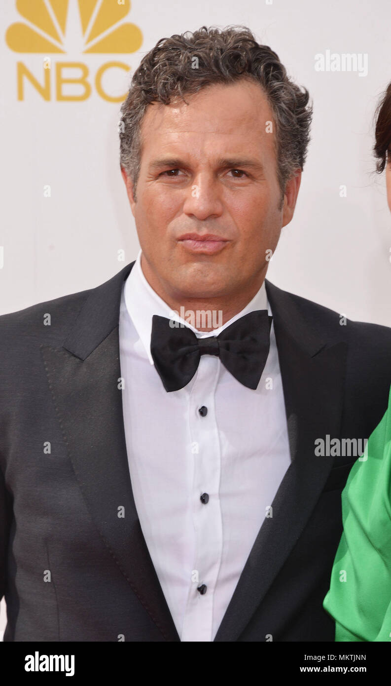 Mark Ruffalo  at the  66th Emmy Awards 2014 at the Nokia Center in Los Angeles.Mark Ruffalo  Red Carpet Event, Vertical, USA, Film Industry, Celebrities,  Photography, Bestof, Arts Culture and Entertainment, Topix Celebrities fashion /  Vertical, Best of, Event in Hollywood Life - California,  Red Carpet and backstage, USA, Film Industry, Celebrities,  movie celebrities, TV celebrities, Music celebrities, Photography, Bestof, Arts Culture and Entertainment,  Topix, headshot, vertical, one person,, from the year , 2014, inquiry tsuni@Gamma-USA.com Stock Photo