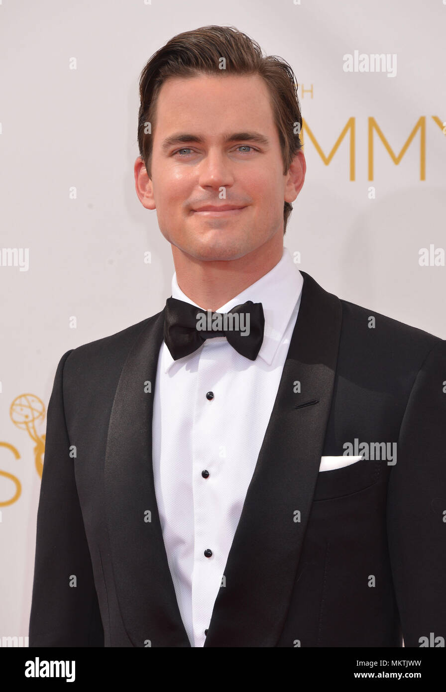 Matt Bomer at the  66th Emmy Awards 2014 at the Nokia Center in Los Angeles.Matt Bomer Red Carpet Event, Vertical, USA, Film Industry, Celebrities,  Photography, Bestof, Arts Culture and Entertainment, Topix Celebrities fashion /  Vertical, Best of, Event in Hollywood Life - California,  Red Carpet and backstage, USA, Film Industry, Celebrities,  movie celebrities, TV celebrities, Music celebrities, Photography, Bestof, Arts Culture and Entertainment,  Topix, headshot, vertical, one person,, from the year , 2014, inquiry tsuni@Gamma-USA.com Stock Photo