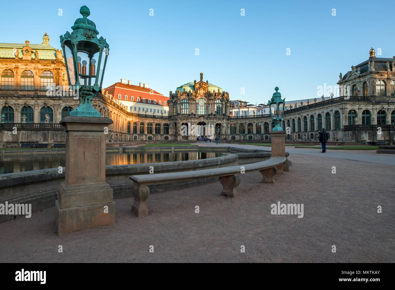 Dresden, Zwinger museum Stock Photo