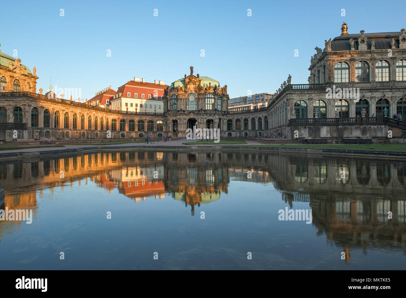 Dresden, Zwinger museum Stock Photo