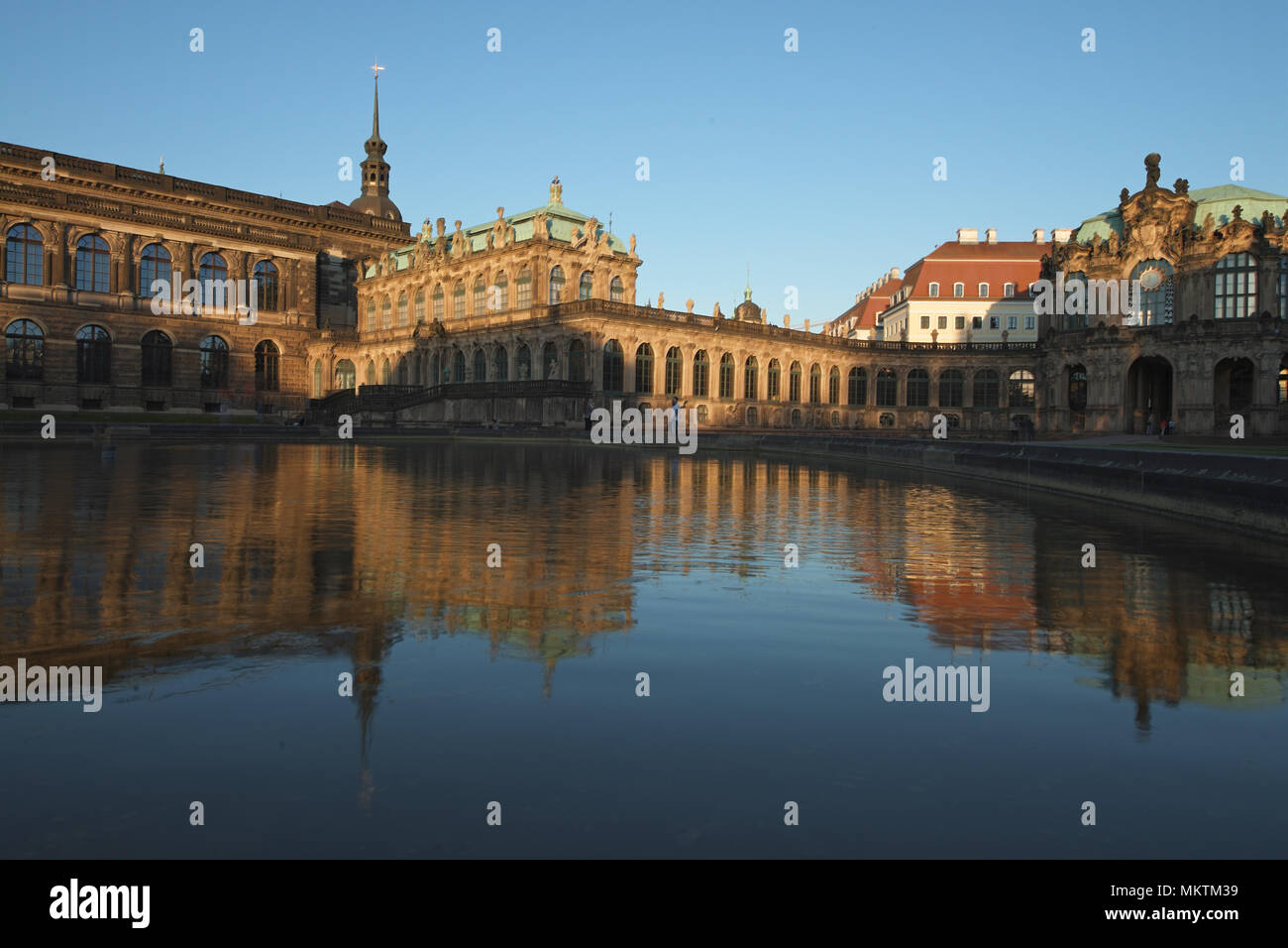 Dresden, Zwinger museum Stock Photo