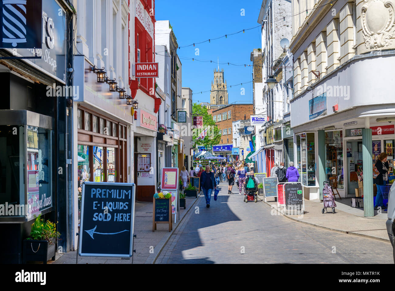 Harbour street Ramsgate, leading to the high street and main shopping