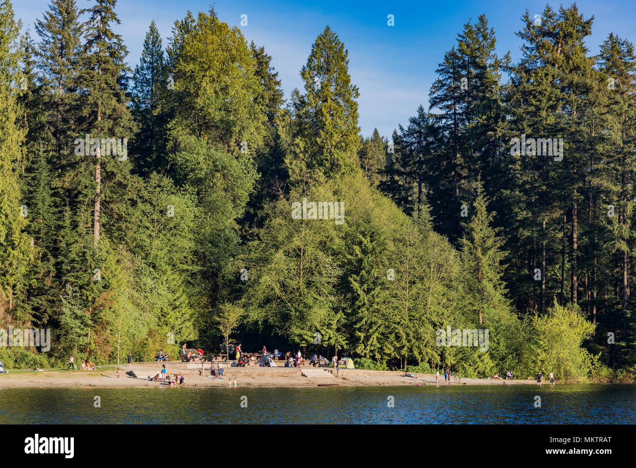 White Pine Beach, Sasamat Lake, Belcarra Regional Park, Belcarra